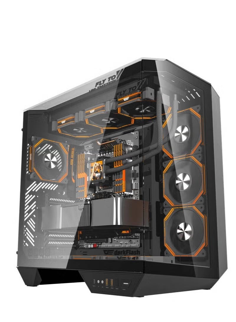 GALAX Beast Core i7-14700K - RTX 5070 Gaming PC - High-End 8K Video Rendering - Intel Core i7-14700K Processor, 20 Cores & 28 Threads, Nvidia GeForce RTX 5070 12GB Graphics Card, 32GB DDR5 6000MHz Ram, 1TB NVMe Gen4 SSD, 360mm Liquid Cooler, 850W 80 Plus Gold Power Supply, Windows 11 Pro, Wi-Fi Ready Black - Image 3